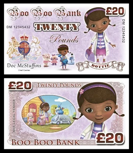 Billetes de Novedad Doc McStuffins/Rellenos de Bolsa de Fiesta