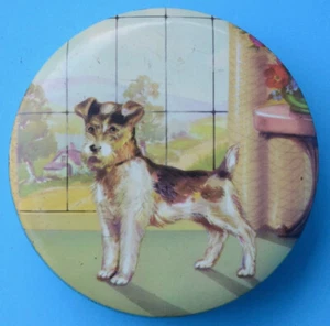 Vintage tin EMBASSY TOFFEES - dog - G J COLES Melbourne - Picture 1 of 8