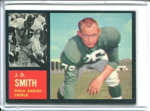 1962 Topps Football # 122 J.D. Smith NM Near Mint - Picture 1 of 2