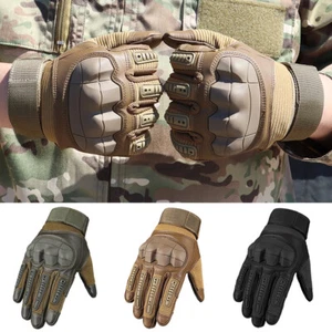 Men's Tactical Gloves Touch Screen Windproof Full Finger Gloves Army Military US - Picture 1 of 26