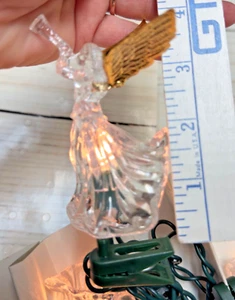 10 Herald Angel Gold Wings Christmas Tree Clips String Light Cover Reflectors - Picture 1 of 14