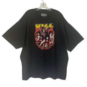 Kiss Band Concert Tshirt Mens 3XB Black Crew Neck - Picture 1 of 6