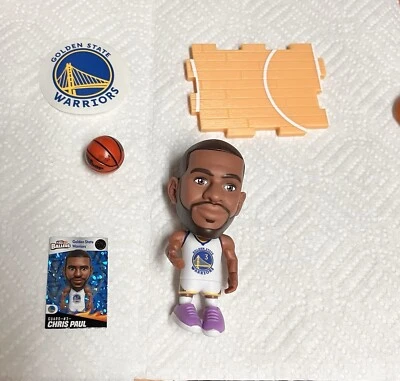 Camiseta blanca figura de los ballers de la NBA Chris Paul de los Golden State Warriors sorpresa de ZURU 5 Foto 1 de 4