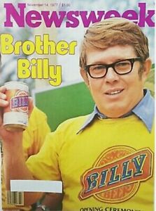 NEWSWEEK Magazine November 14 1977 Brother Billy Carter - Billy Beer - E333