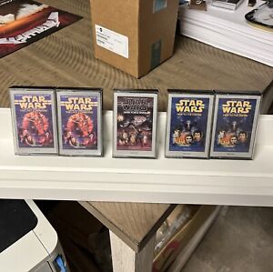 Lot Of 5 Star Wars Cassette Last Command Heir To Empire Vintage 1991 1992 1993
