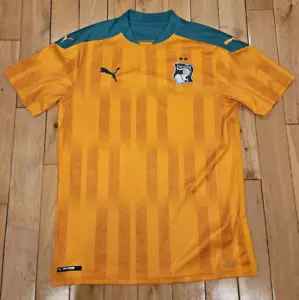 Puma FIF IVORY COAST Team 2020-21 Home Replica Soccer Jersey Kit Men's Medium - Picture 1 of 19
