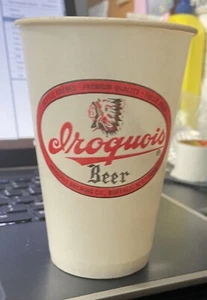 Irokesen Bier Büffel NY Wachspapier Becher 9er Set - Bild 1 von 4