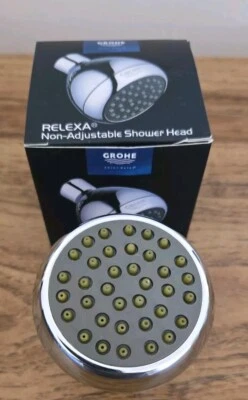 Хромированная нерегулируемая душевая насадка Grohe Relaxa 28 342 00E - Изображение 1 из 4