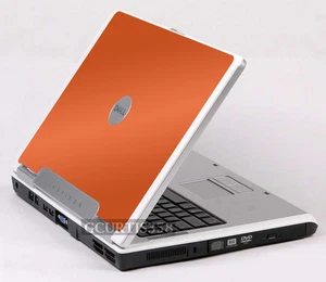 ORANGE Vinyl Lid Skin Cover Decal fits Dell Inspiron 1501 E1505 6400 Laptop - Picture 1 of 1