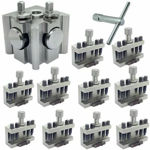 T1 T51 Quick Change Toolpost Set 11 PCS For Boxford lathes center 125 to 150mm - Picture 1 of 3