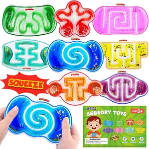 Sensory Fidget Toys for Kids: 8 Pack Sensory Toy for Autistic Children Special N - Picture 1 of 12