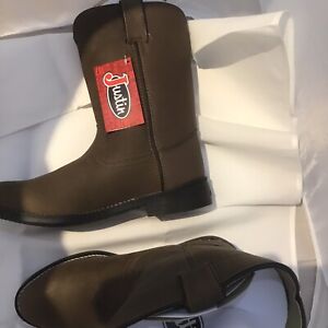justin boots 10.5 d  Crazy Cow  Brand New With Box