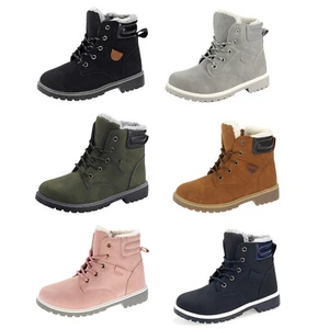 Jungen Mädchen Boots Stiefeletten Winterschuhe Stiefel Gefütterte Schuhe 28-35 - Bild 1 von 40