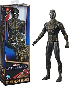 Marvel Spider-Man Titan Hero Series 30-Cm Black and Gold Suit - Foto 1 di 4