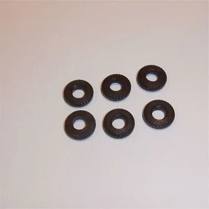 Dinky Toys 100 Lady Penelope Rolls Royce FAB1 Tires set of 6 Tyres Pack #104 - Bild 1 von 4