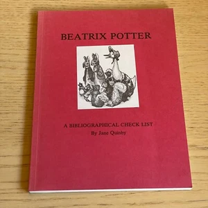 Jane Quinby BEATRIX POTTER - A BIBLIOGRAPHICAL CHECK LIST pb 1983 - Picture 1 of 6