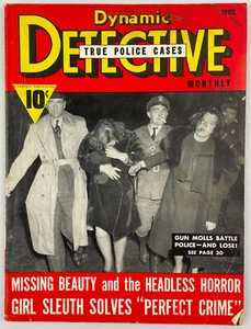 Dynamic Detective Magazine, April 1947, Vintage True Crime Stories, Pulp - Picture 1 of 4