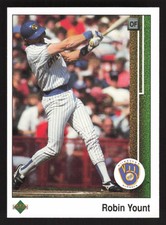 Robin Yount 1989 Upper Deck #285 Milwaukee Brewers {0704