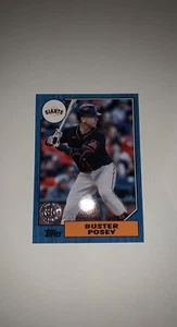 2022 Topps Series 1 Blue Parallel Buster Posey 35th Anniversary SP SSP SEE BELOW - Picture 1 of 2