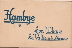 12 CARTES POSTALES ANCIENNES HAMBYE ABBAYE  LE BOURG LA SIENNE - Picture 1 of 3