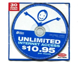 2003 PeoplePC CD - Unlimited Internet Access - Office Max - NEW Factory Sealed - Picture 1 of 2