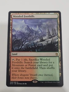 WOODED FOOTHILLS Khans Of Tarkir KTK Magic MTG NEW MINT CARD - Picture 1 of 10