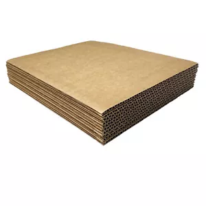 Hojas de inserción de relleno de cartón corrugado de 1/8" - 10 x 10 pulgadas para - 10 piezas - Imagen 1 de 5