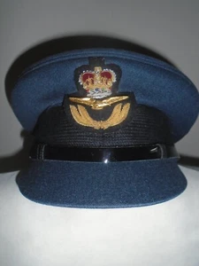 GORRA OFICIAL RAF HOMBRE CON INSIGNIA TALLA 59CM EDICIÓN RAF genuina - Imagen 1 de 6