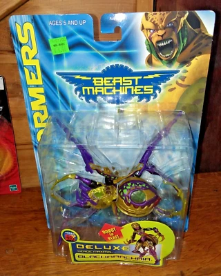 1999 Hasbro Transformers BEAST MACHINES  "BLACKARACHNIA" Black Widow NEW/SEALED! - Image 1 of 4