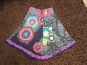 Hippie Minirock Desigual Rock Bunt und cool Gr. L - Bild 1 von 3