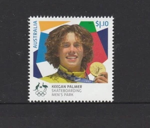 AUSTRALIA 2021 - OLYMPIC GOLD Men's SKATEBOARDING PARK single stamp MNH - 17 - Picture 1 of 1