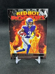 2023 Donruss Jordan Addison Red Hot Rookies #RHR-6 - Vikings - Picture 1 of 2