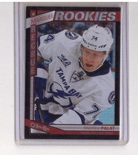 ONDREJ PALAT 2013-14 O-PEE-CHEE OPC HOCKEY BLACK RAINBOW ROOKIE SP/100 #580 RC