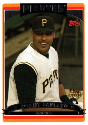 Ronny Paulino C Rookie Pirates Topps Baseball Card #630 2006 - Image 1 of 2