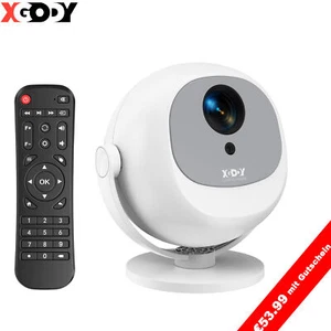 4K Mini Beamer 360° Heimkino Projektor LED 5G WiFi Bluetooth Android Taschenkino - Bild 1 von 12