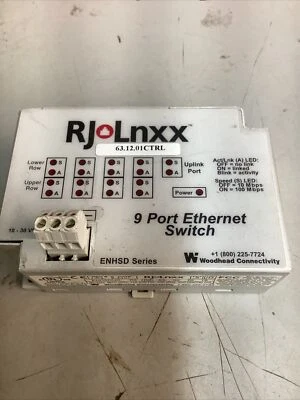 WOODHEAD RJLXNN 9 Port ETHERNET SWITCH ENHSD SERIES - Image 1 of 4