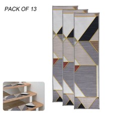 7/13 Carpet Stair Treads 8"x30" Non Slip/Skid PVC Back Runner Mats Stairway Rug