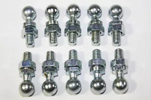 10x Kugeln Zapfen Kugelkopf 8mm M5 Vergaser Einspritzung Drosselklappe linkage - Picture 1 of 5