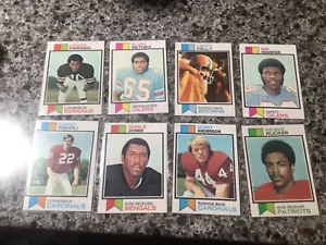 U-Pick 1973 Topps football common/stars #266-528 SINGLES - YOU PICK ANY CARD(S) - Picture 1 of 1