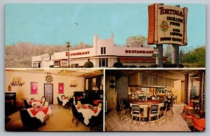 Postal Tortuga Restaurante Treasure Lounge Calle Interior Vistas Hagerstown MD - Imagen 1 de 2