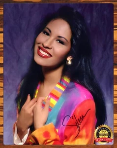 Selena - Selena Quintanilla - Autographed Signed Reprint - Metal Sign 11 x 14 - Picture 1 of 6