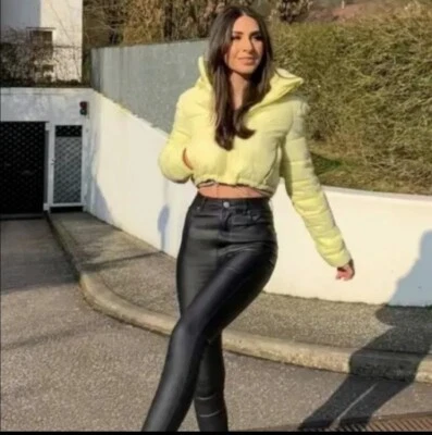 Zara quilted cropped water repellent puffer jacketZARA - Image 1 of 4