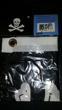 Pirate Flag 12"x 18" Jolly Roger With No Patch Boat Flag New