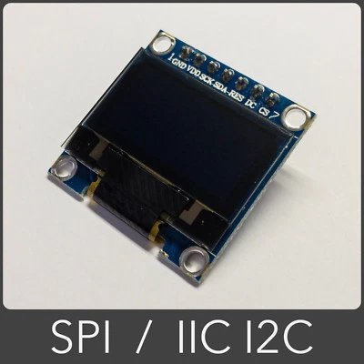 OLED Display Module 0.96" 128x64 SPI / IIC I2C SSD1306 - White - Image 1 of 4
