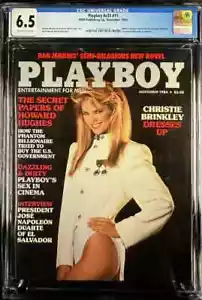 Christy Brinkley Playboy Magazin November 1984 CGC 6.5 - Bild 1 von 3