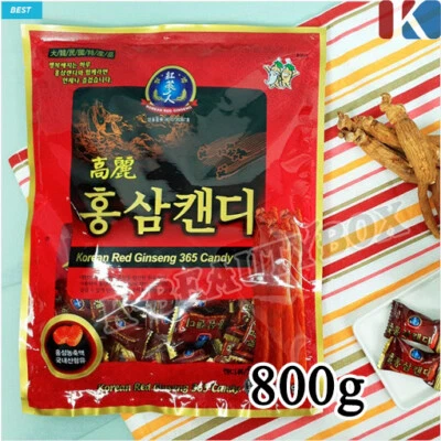 Korean Red Ginseng 365 Candy 200g 500g 800g Nutritious Snack Energy Supplement - Image 1 of 4