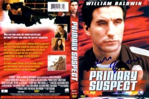 William Baldwin handsigniert signed Primary Suspect 2000 Film DVD Cover Einlage - Bild 1 von 1