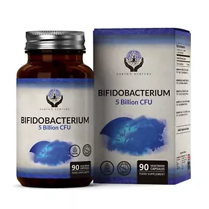 Probiotici bifidobatteri | 90 capsule ad alto dosaggio | 5 miliardi KBU | vegano - Foto 1 di 17