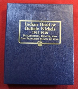 1913-1938 Buffalo Nickels new Whitman Album folder Missing the 1913S T2 BN10 - Picture 1 of 14