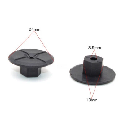 5 pcs Car Underbody Shields Mudguard Panel Fastener Clips for Mercedes-Benz - Image 1 of 3